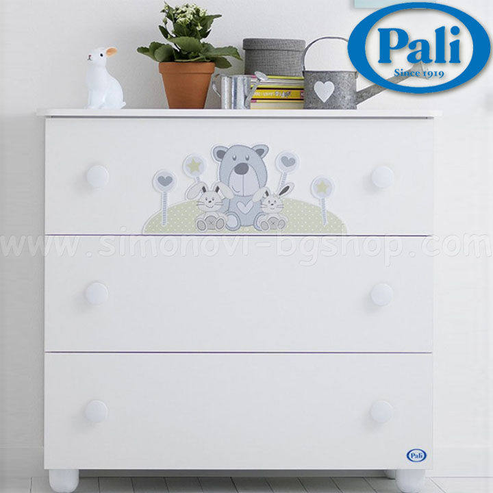 Pali Скрин с три чекмеджета Joy White Pali Скрин с три чекмеджета Joy White