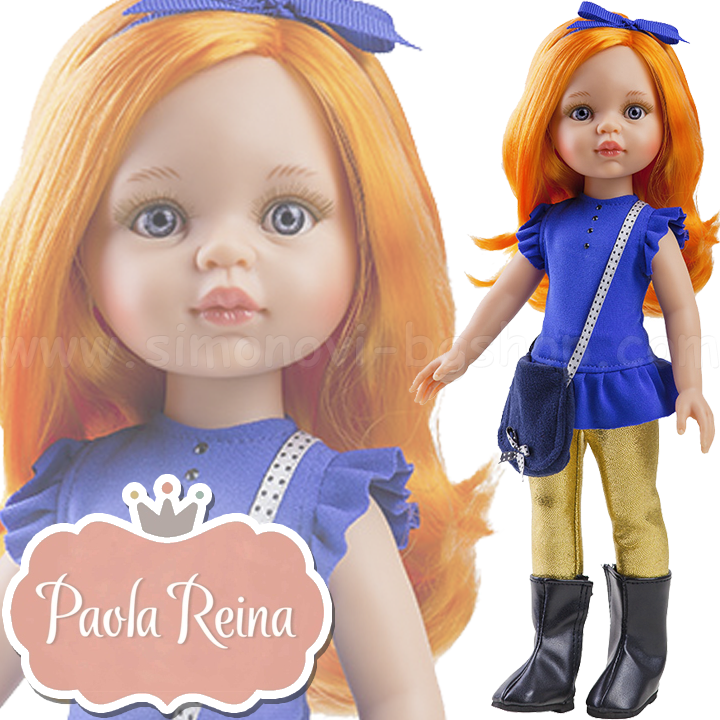 Paola Reina Дизайнерска кукла Карина с фънки дрехи 04511 Paola Reina Дизайнерска кукла Карина с фънки дрехи 04511