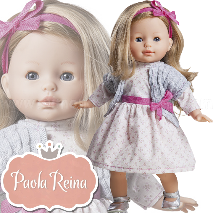 Paola Reina Дизайнерска кукла Кончи с меко тяло и рокля на цветя 08267 Paola Reina Дизайнерска кукла Кончи с меко тяло и рокля на цветя 08267