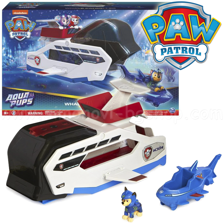 * 2023 Paw Patrol Aqua Pups   Whale Patroller ‎6065308