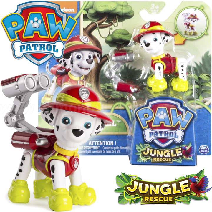 Paw Patrol Jungle Resque Кученце в действие Marshal от Пес Патрул 6026592 Paw Patrol Jungle Resque Кученце в действие Marshal от Пес Патрул 6026592