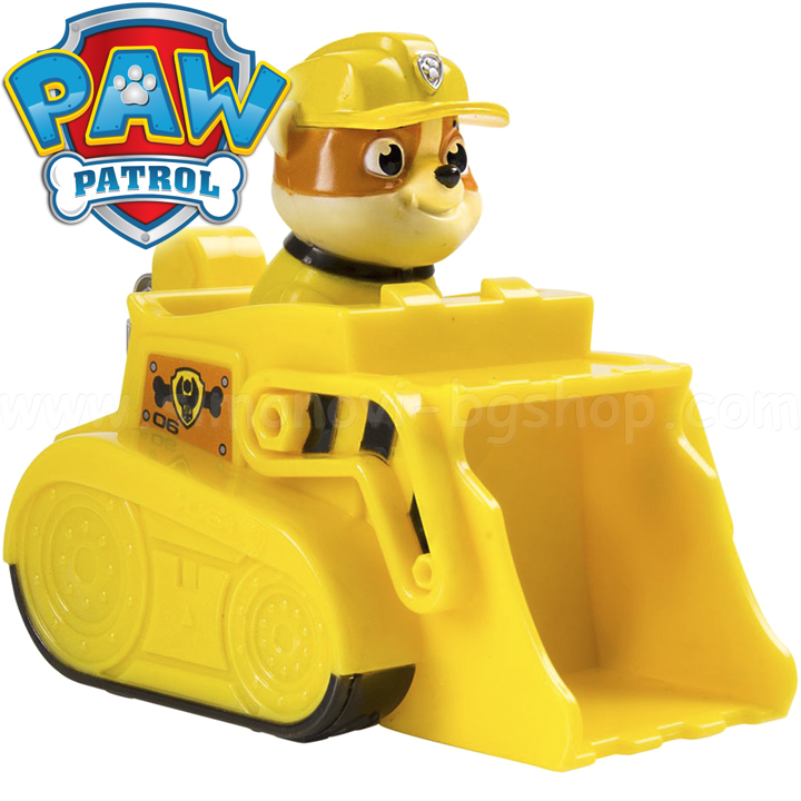 *Paw Patrol Кученце Ръбъл с мини превозно средство за спасяване 6022631 *Paw Patrol Кученце Ръбъл с мини превозно средство за спасяване 6022631