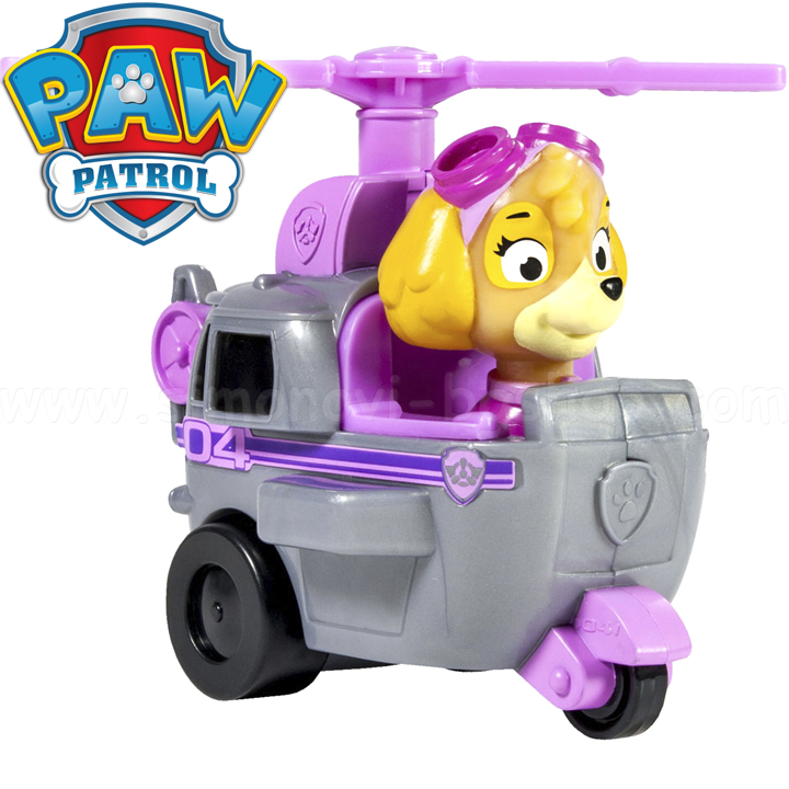 *Paw Patrol Кученце Скай с мини превозно средство за спасяване 6022631 *Paw Patrol Кученце Скай с мини превозно средство за спасяване 6022631