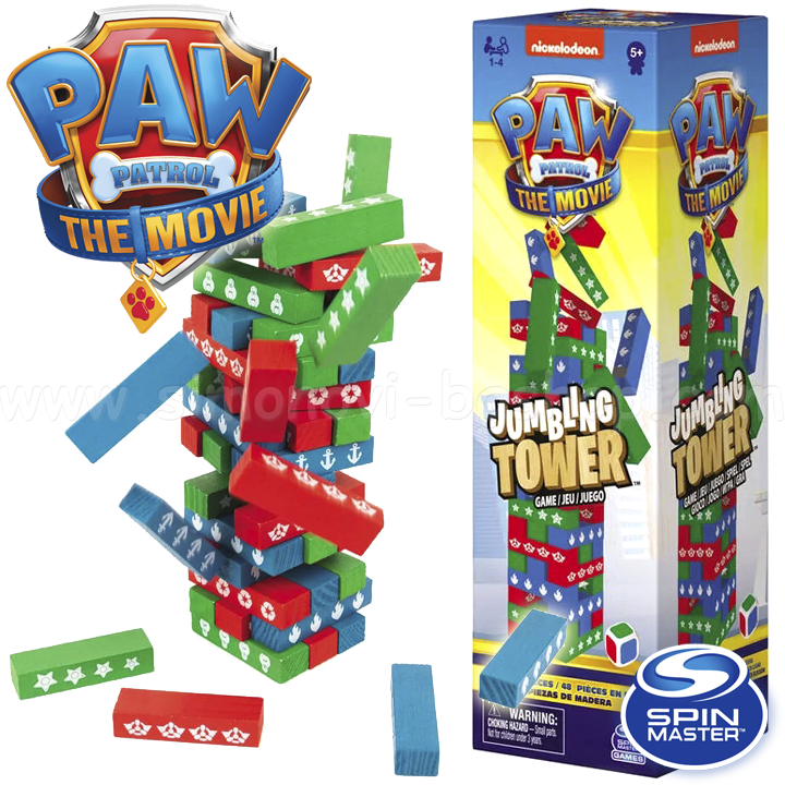 * Paw Patrol Joc distractiv Jumbling Tower Dog Patrol 130812