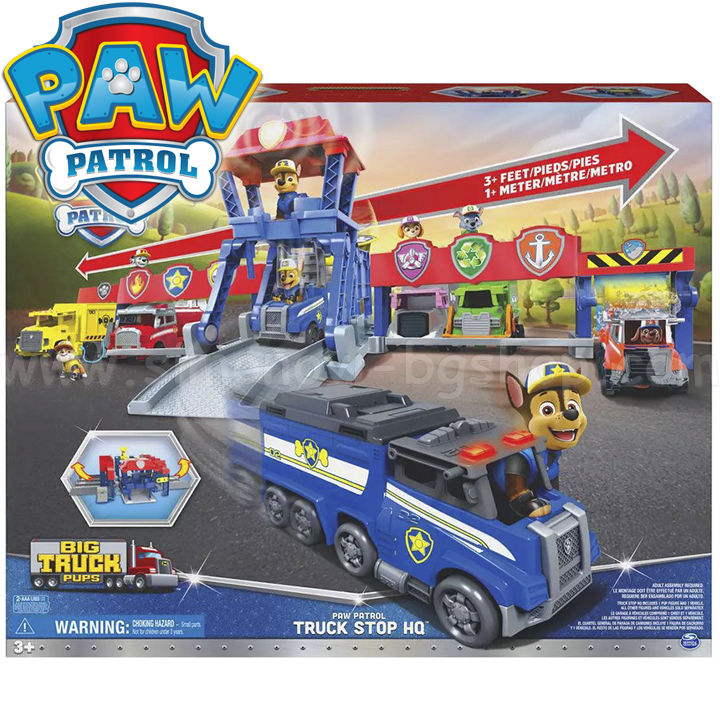 * Set de joacă Paw Patrol Big Truck Pups 2022 cu muzică și lumini