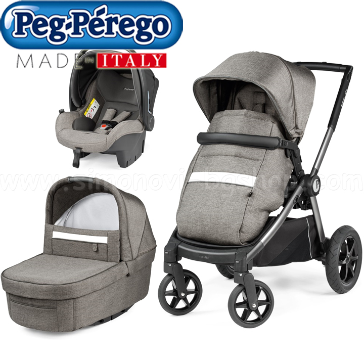 Peg Perego Baby Stroller GT4 Modular Lounge City Grey
