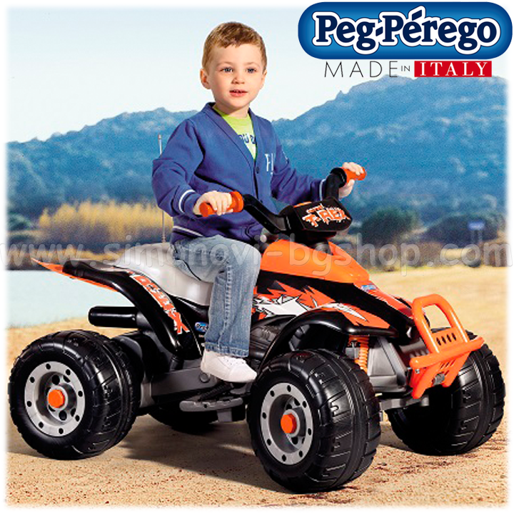 PEG PEREGO    12V CORRAL T-REX ORANGE