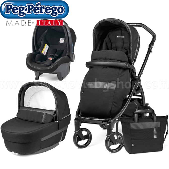 Peg Perego Book Rock Modular Elite Количка 3 в 1 Black Peg Perego Book Rock Modular Elite Количка 3 в 1 Black