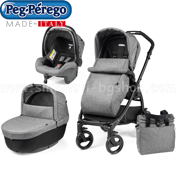 Peg Perego Futura Modular Бебешка количка 3 в 1 Cinder Peg Perego Futura Modular Бебешка количка 3 в 1 Cinder