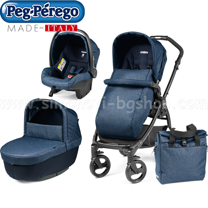 Peg Perego Futura Modular Бебешка количка 3 в 1 Indigo Peg Perego Futura Modular Бебешка количка 3 в 1 Indigo