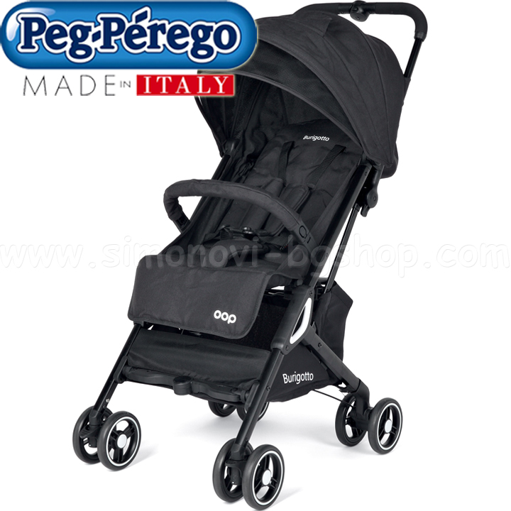 Peg Perego Бебешка количка Oop Black Peg Perego Бебешка количка Oop Black