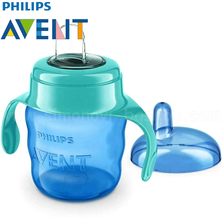 Philips Avent - Чаша с дръжки за лесен преход 200мл 00A-0488 Philips Avent - Чаша с дръжки за лесен преход 200мл 00A-0488