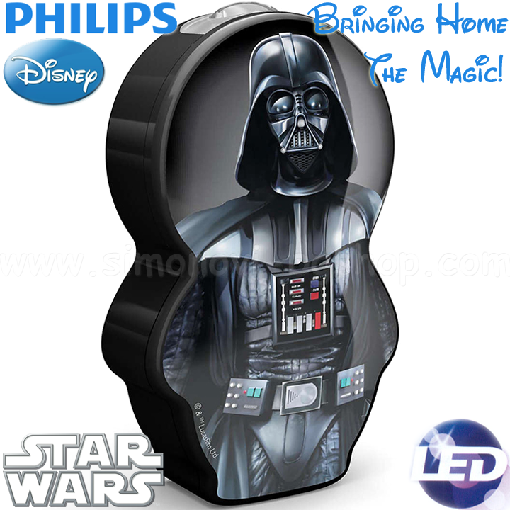 Philips - LED Flashlight Star Wars Darth Vader 71767.98.16
