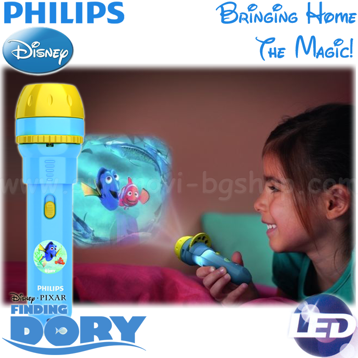 Philips - LED lamp Children's torch Disney Finding Dory 71788.90.16