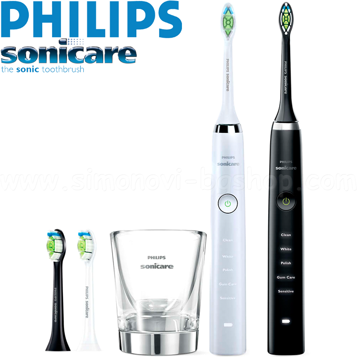 v white sonic brush