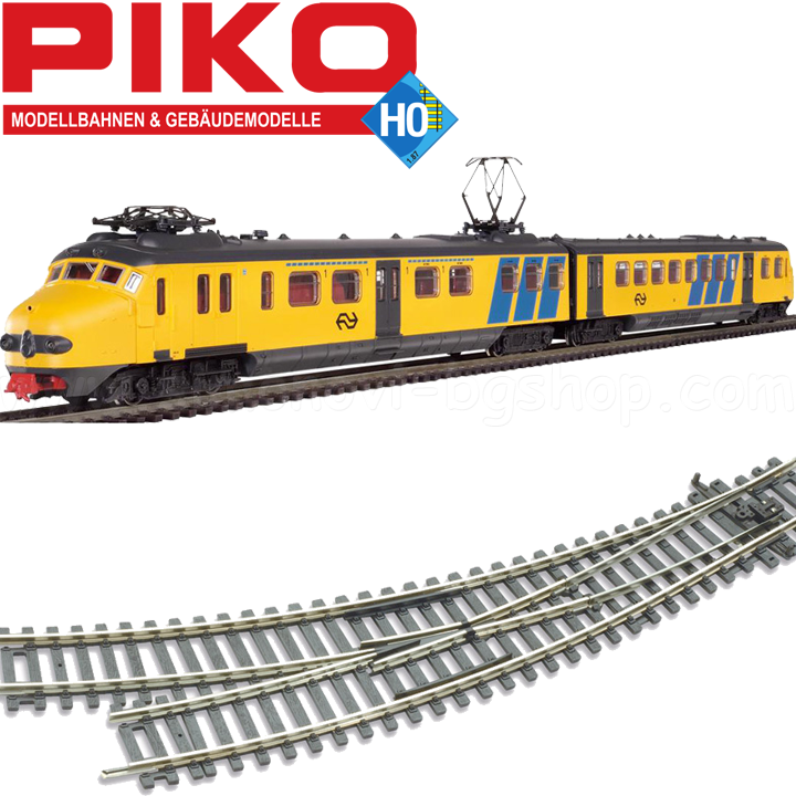Piko H0 Комплект пътнически влак с електрически локомотив Hondekop 97917 Piko H0 Комплект пътнически влак с електрически локомотив Hondekop 97917