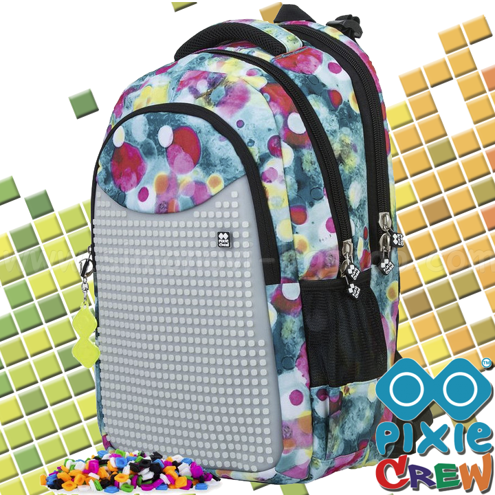 * Pixie Crew School backpack with illuminated panel PXB-06-P98