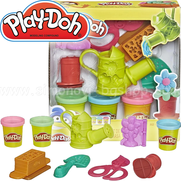 Hasbro Playdoh Комплект за цветна градина E3564 Hasbro Playdoh Комплект за цветна градина E3564