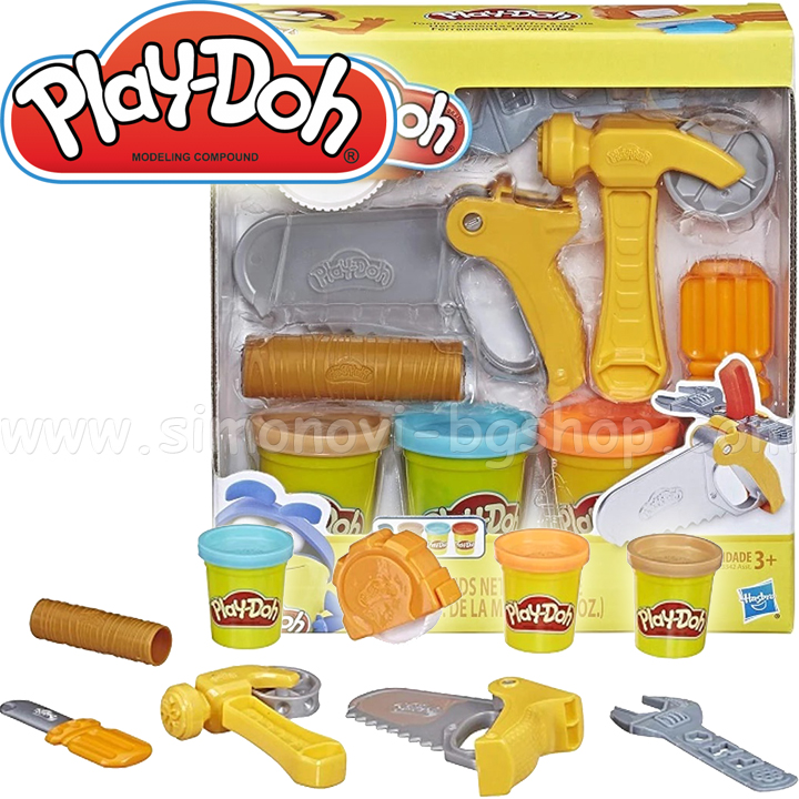Hasbro Playdoh Комплект за игра ''Инструменти'' E3342 Hasbro Playdoh Комплект за игра ''Инструменти'' E3342