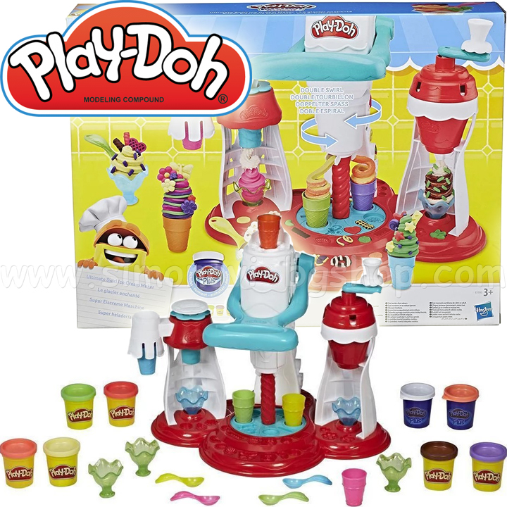 Hasbro Playdoh Машина за сладолед E1935 Hasbro Playdoh Машина за сладолед E1935