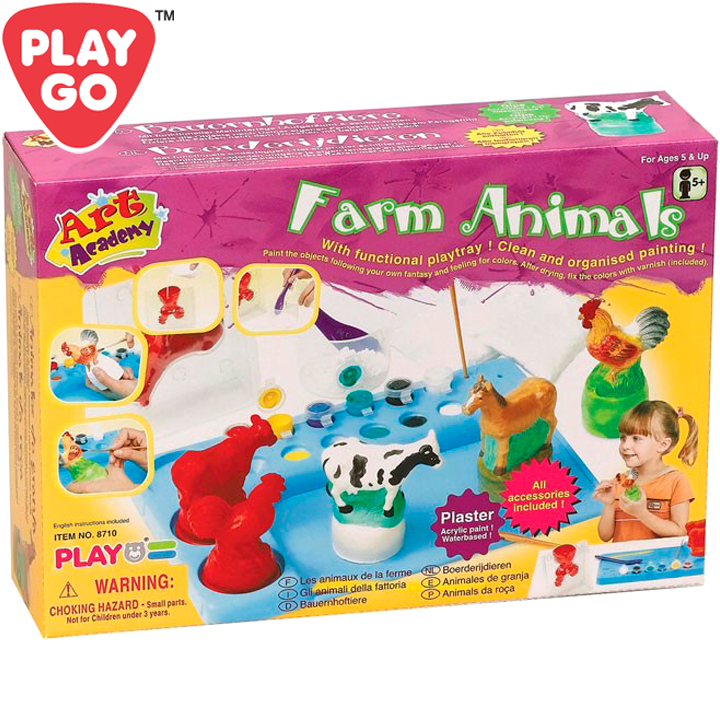 PlayGo - Gypsum figures - Animals 8710