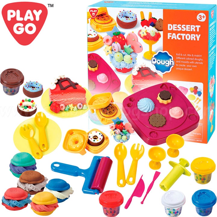 PlayGo Dought Set of Plasticine Candy Factory 8210
