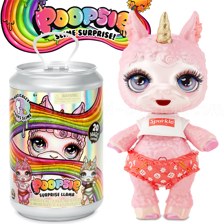 *Poopsie Surprise Бебе Лама с изненади Unicorn Pink 562641 *Poopsie Surprise Бебе Лама с изненади Unicorn Pink 562641