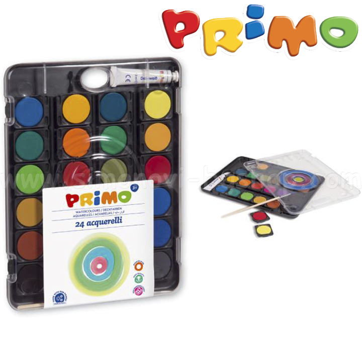 Primo - Watercolor paint 24 colors 139A24NDM