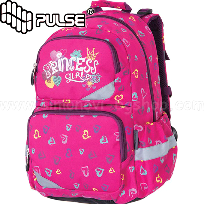 PULSE ANATOMIC Pink Princess Ученическа раница 121344 PULSE ANATOMIC Pink Princess Ученическа раница 121344