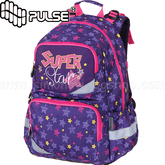 PULSE ANATOMIC Super Star Ученическа раница 121327 PULSE ANATOMIC Super Star Ученическа раница 121327