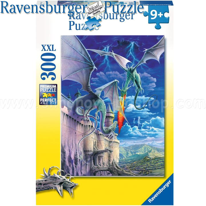 Ravensburger - Puzzle 300 am. "Fire-breathing" 13193