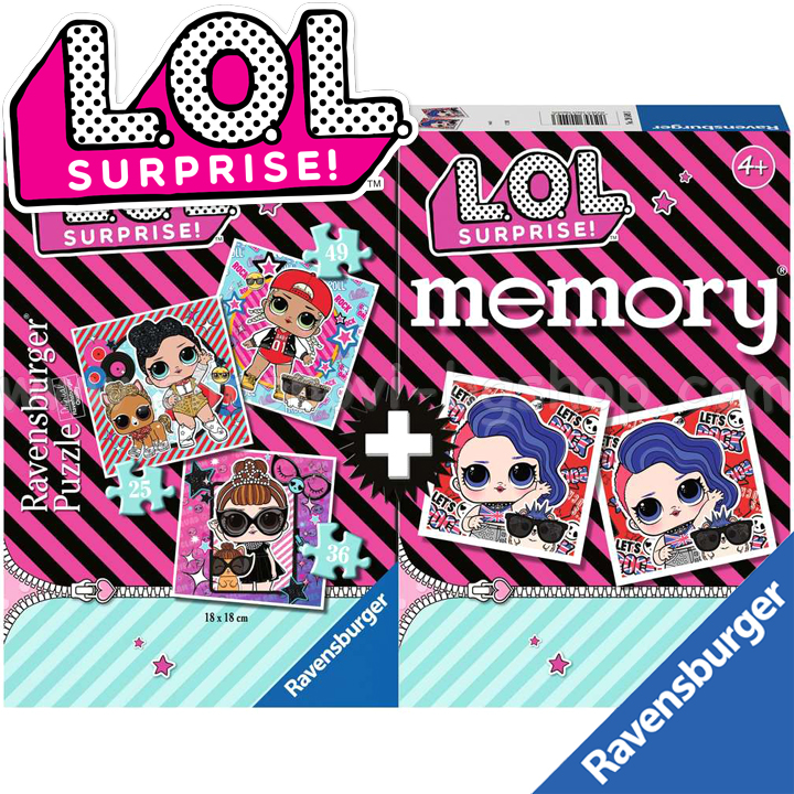Ravensburger - Memory    31 LOL Surprise 20549