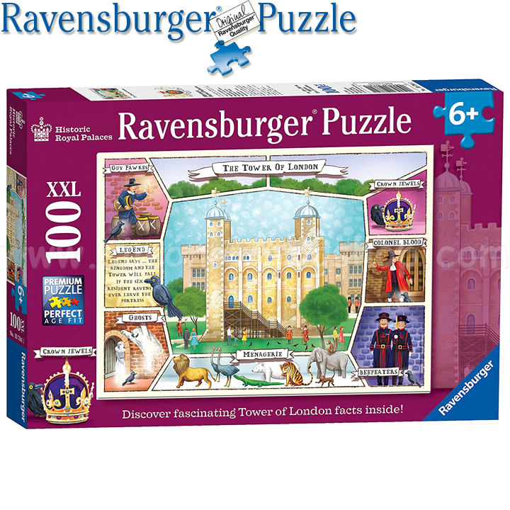 Ravensburger - Puzzle 100c. "The Royal Palace in London" 10784