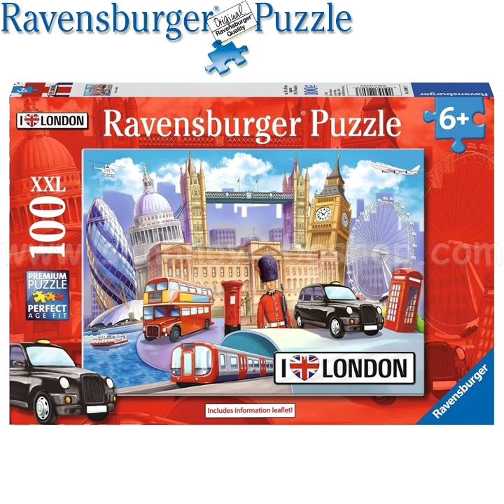 Ravensburger - Puzzle 100c. "I Love London" 10607