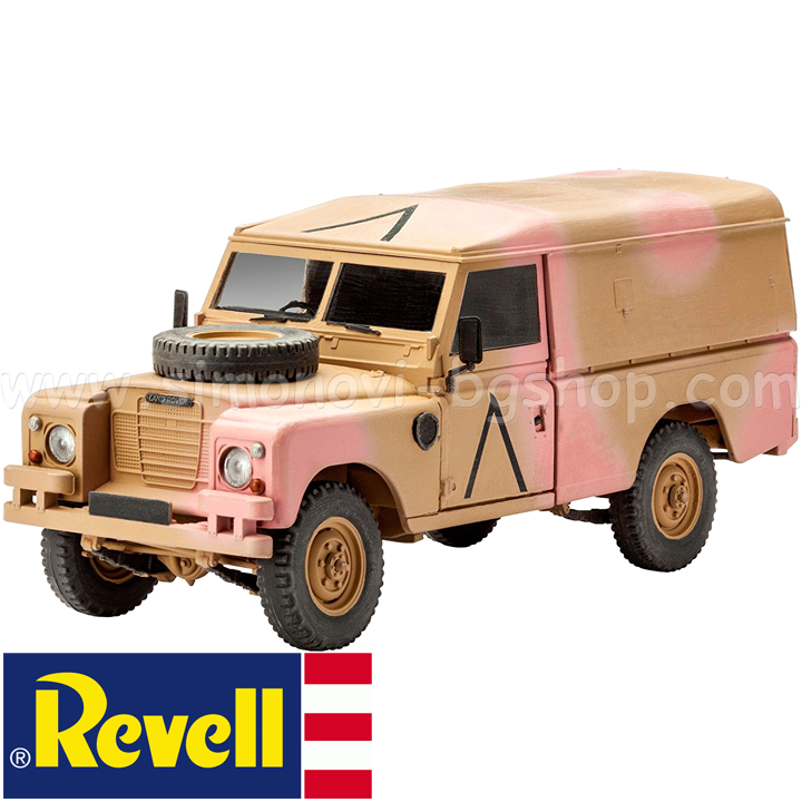 Revell Assembled Model British Military Off Road Jeep R03246