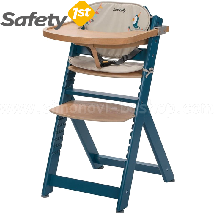 Safety 1st Стол за хранене Timba Petrol Blue 299034 Safety 1st Стол за хранене Timba Petrol Blue 299034