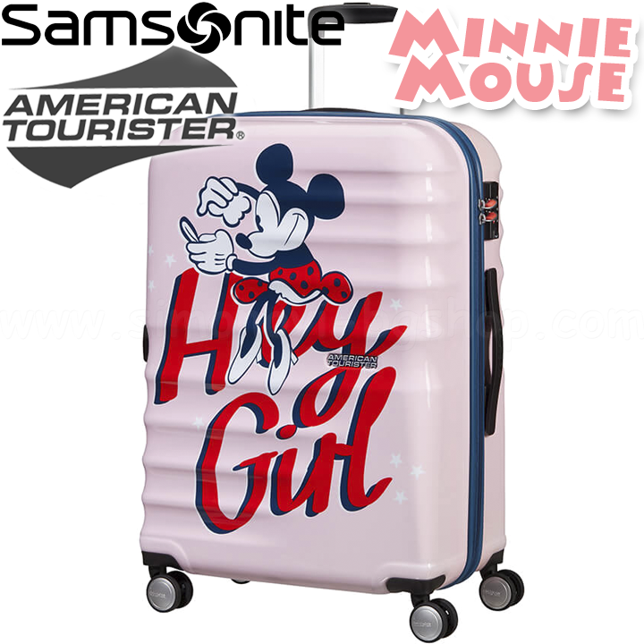 American Tourister Детски куфар Disney Wavebreaker 67см Minnie Darling Pink American Tourister Детски куфар Disney Wavebreaker 67см Minnie Darling Pink