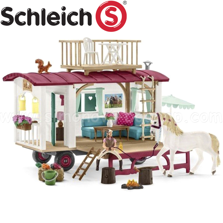 Schleich Pets - Caravan with accessories 42415-02188