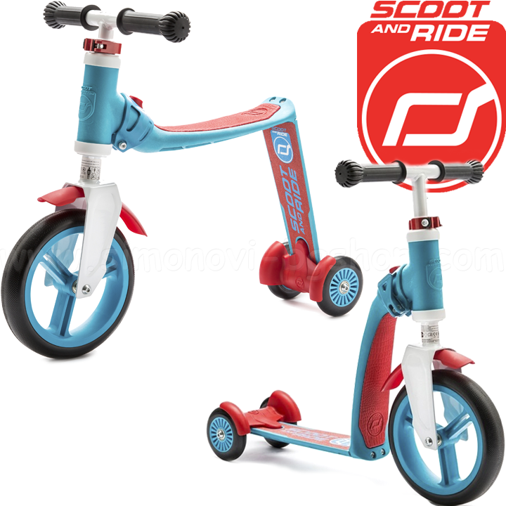 Scoot and Ride /   2  1 Highwaybaby Blue/Red