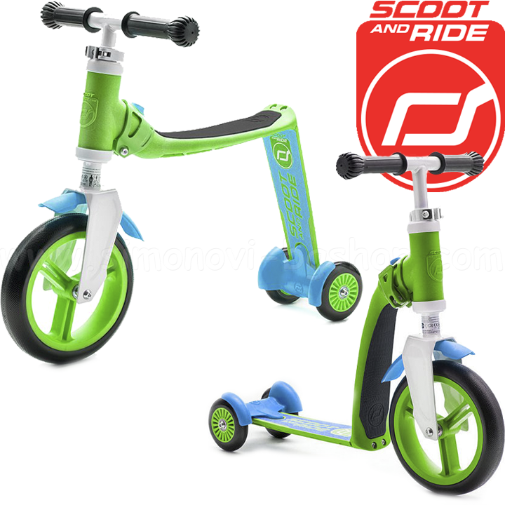 Scoot and Ride /   2  1 Highwaybaby Green/Blue