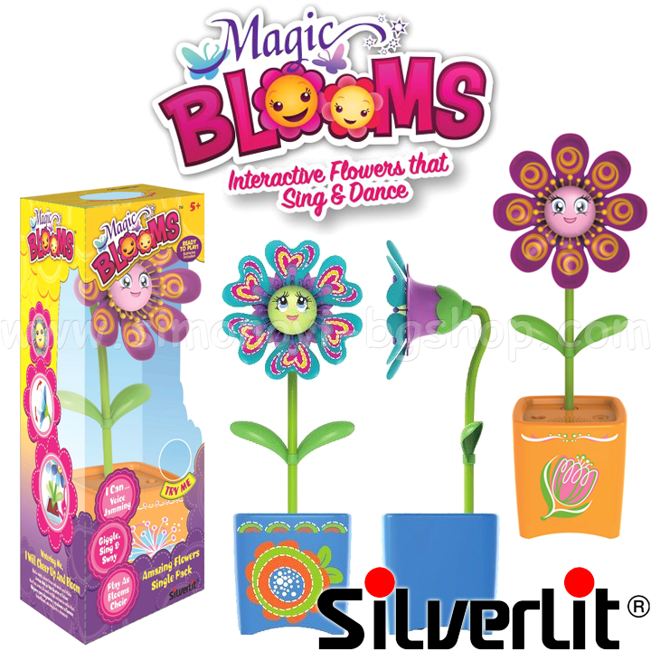 * Silverlit - Interactive flower pot Magic Blooms 88,430