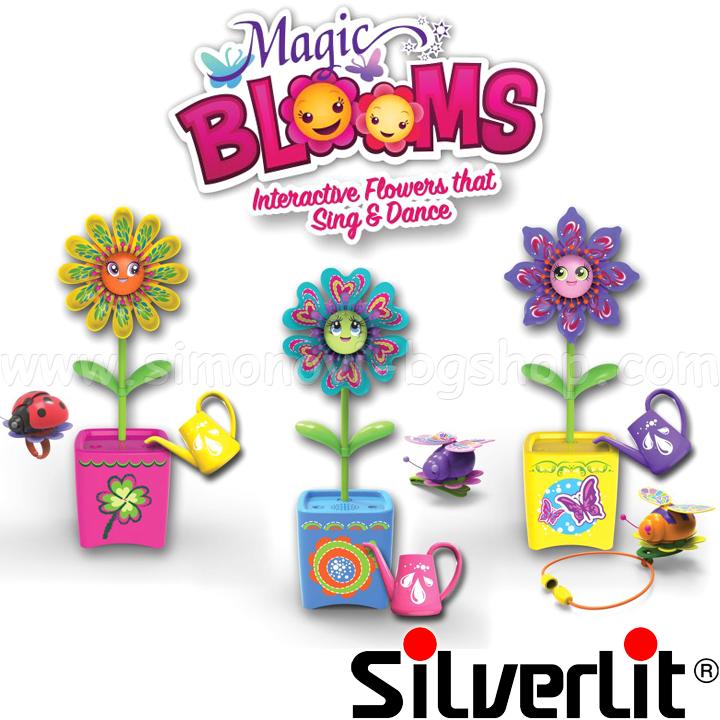 * Silverlit - Interactive flower pot Magic Blooms 88,443 Assortment