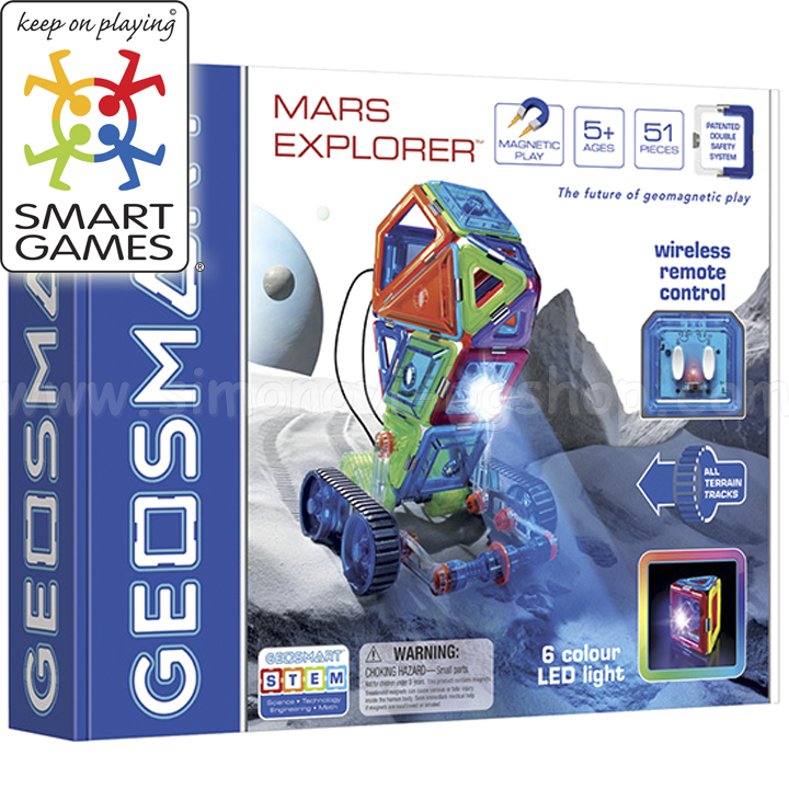 Smart Games STEM  51  Mars Explorer GEO302