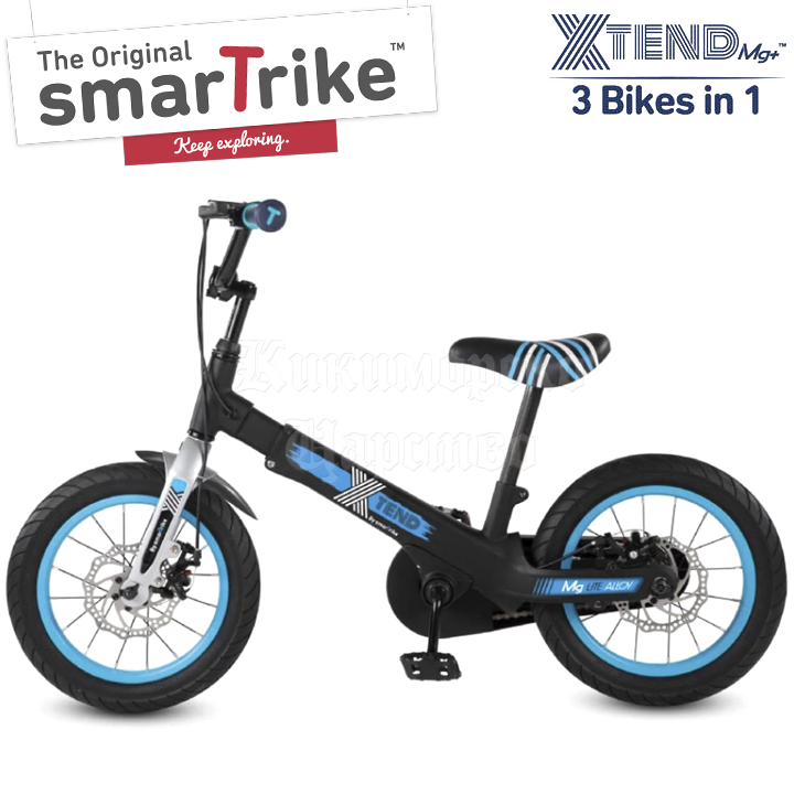 *Smart Trike Xtend Mg+™ Разтегаем велосипед 3в1 Black 2070300 *Smart Trike Xtend Mg+™ Разтегаем велосипед 3в1 Black 2070300