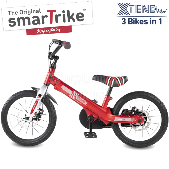 *Smart Trike Xtend Mg+™ Разтегаем велосипед 3в1 Red 2070500 *Smart Trike Xtend Mg+™ Разтегаем велосипед 3в1 Red 2070500
