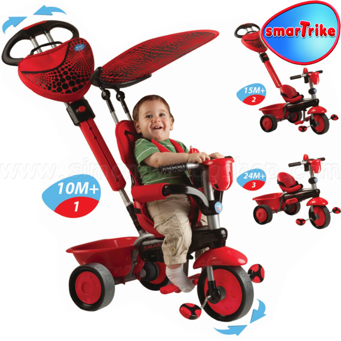 2023 Smart Trike - Trike Zoo Ladybug 3in1 red