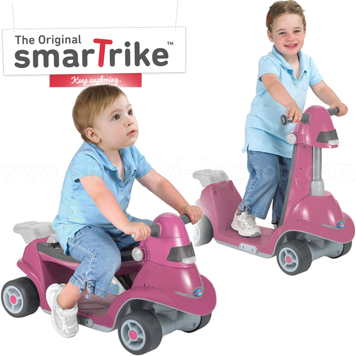 Smart Trike riding car - scooter 2in1 Pink Smart Trike riding car - scooter 2in1 Pink
