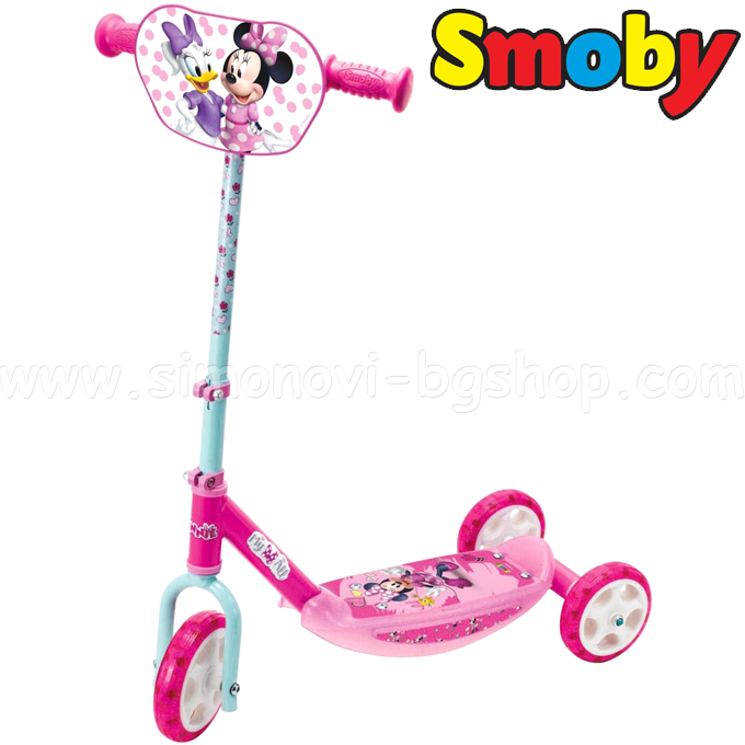 *Smoby Minnie Mouse Детска тротинетка с 3 колела 1149993 *Smoby Minnie Mouse Детска тротинетка с 3 колела 1149993