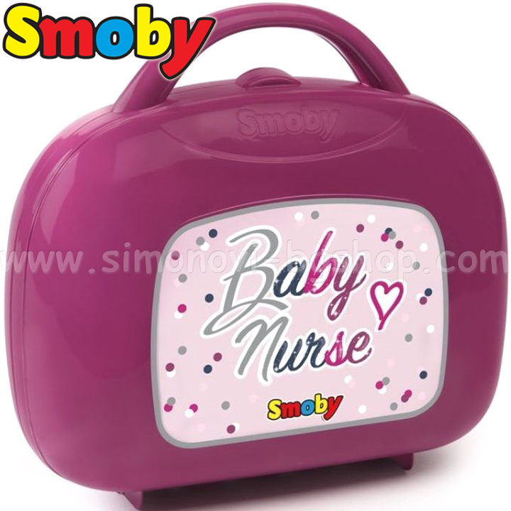 Smoby Baby Nurse Комплект Медицинска сестра с 12 аксесоара 7600220341 Smoby Baby Nurse Комплект Медицинска сестра с 12 аксесоара 7600220341