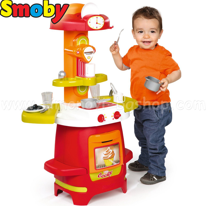 *Smoby Детска кухня Cooky с 16 аксесоара 024238